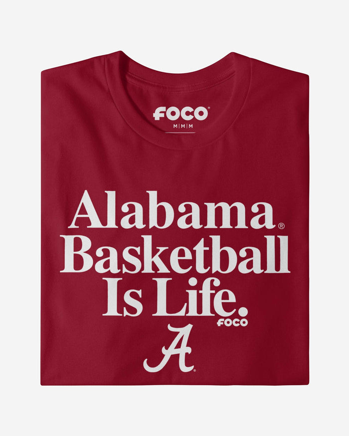 Alabama Crimson Tide Basketball is Life T-Shirt FOCO - FOCO.com