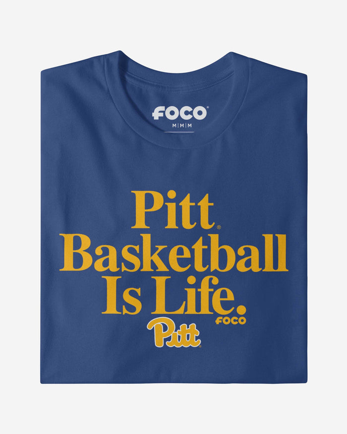 Pittsburgh Panthers Basketball is Life T-Shirt FOCO - FOCO.com