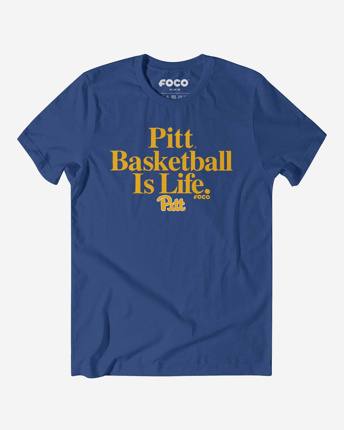 Pittsburgh Panthers Basketball is Life T-Shirt FOCO S - FOCO.com