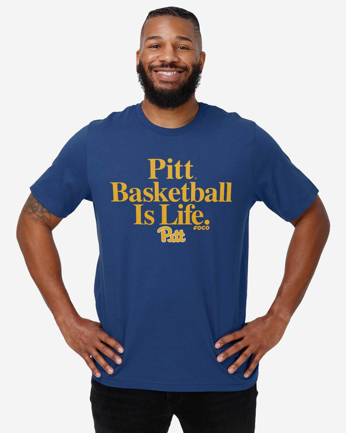 Pittsburgh Panthers Basketball is Life T-Shirt FOCO - FOCO.com