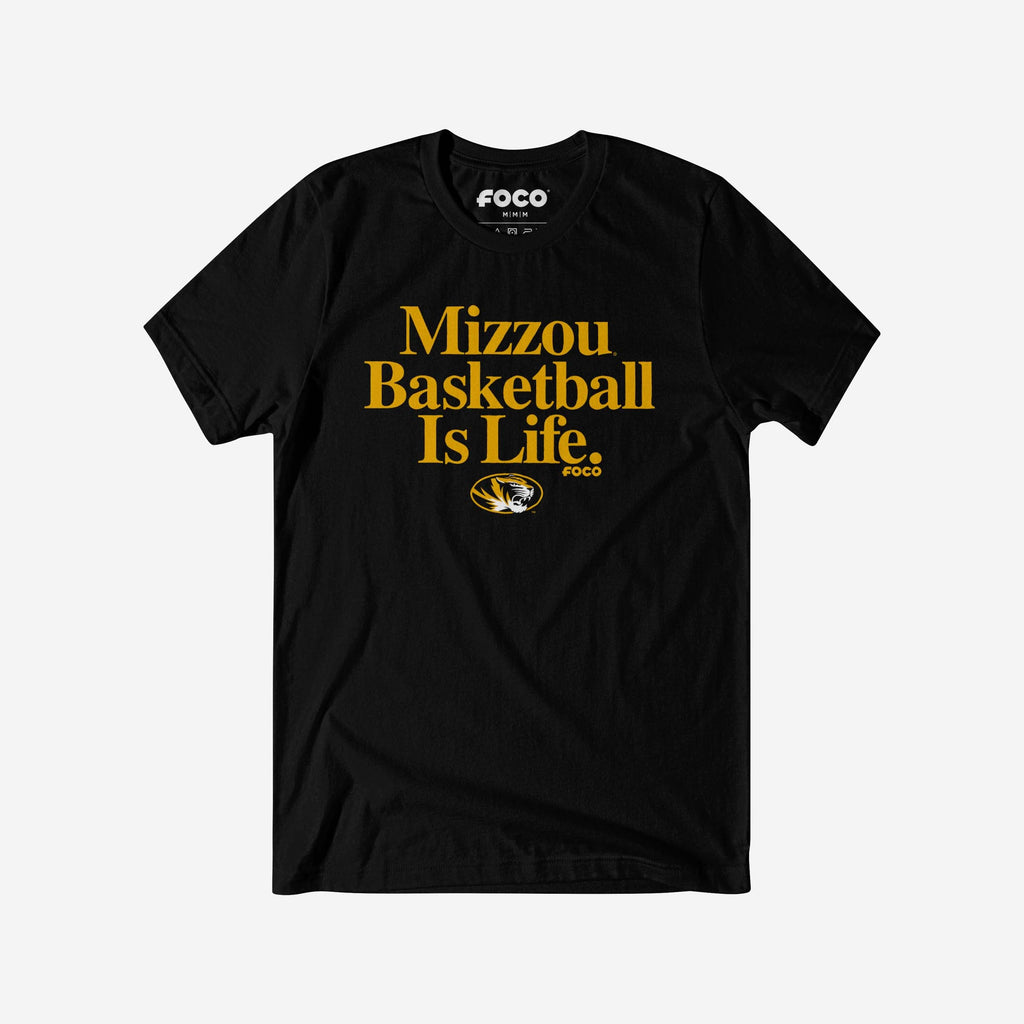 Missouri Tigers Basketball is Life T-Shirt FOCO S - FOCO.com