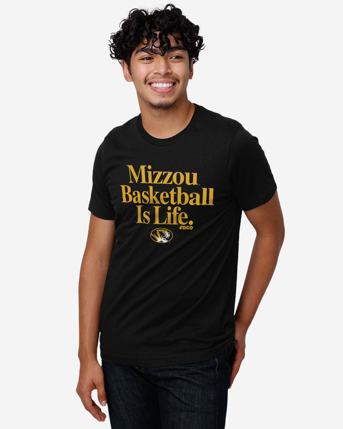 Missouri Tigers Basketball is Life T-Shirt FOCO - FOCO.com