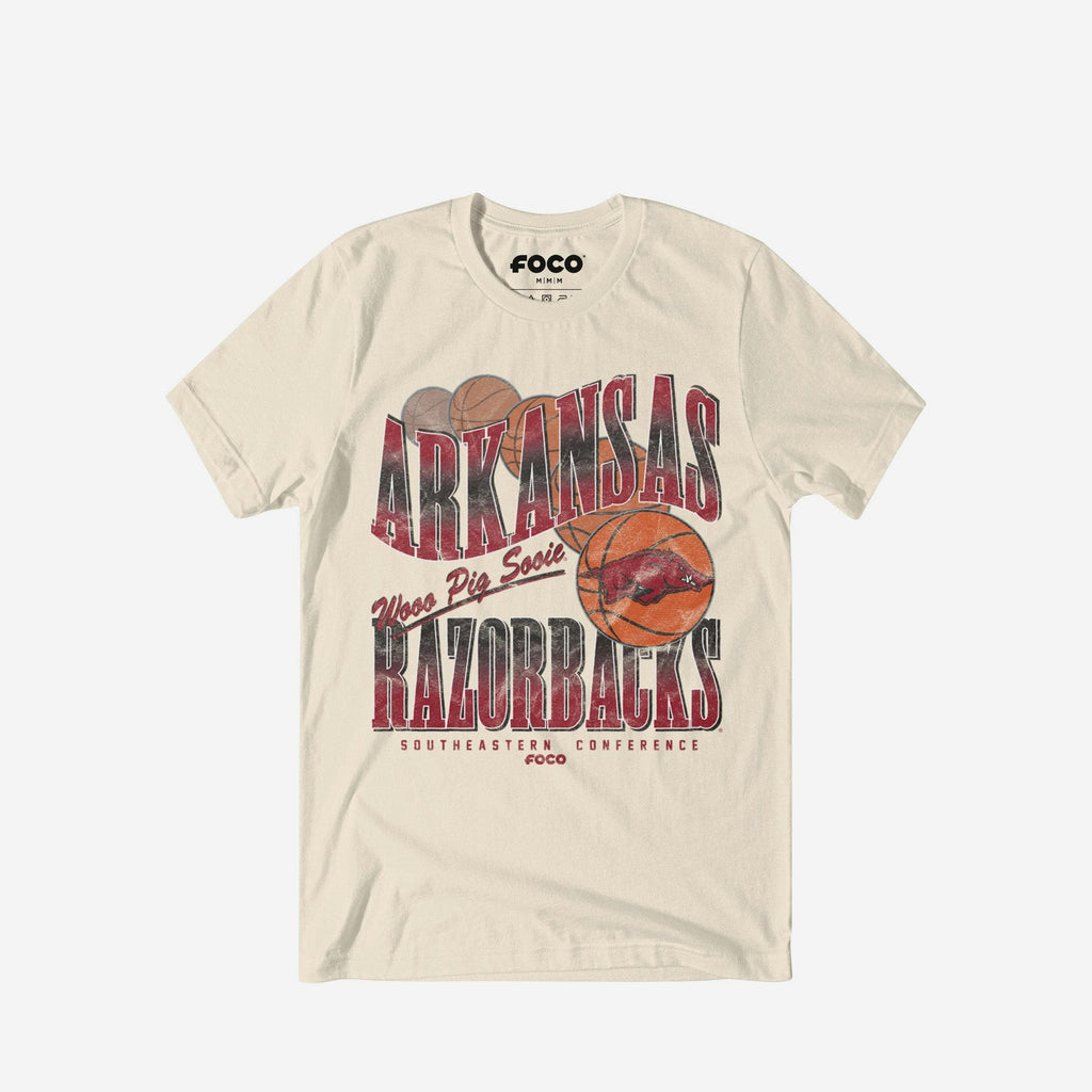 Arkansas Razorbacks Baller Bounce T-Shirt FOCO S - FOCO.com