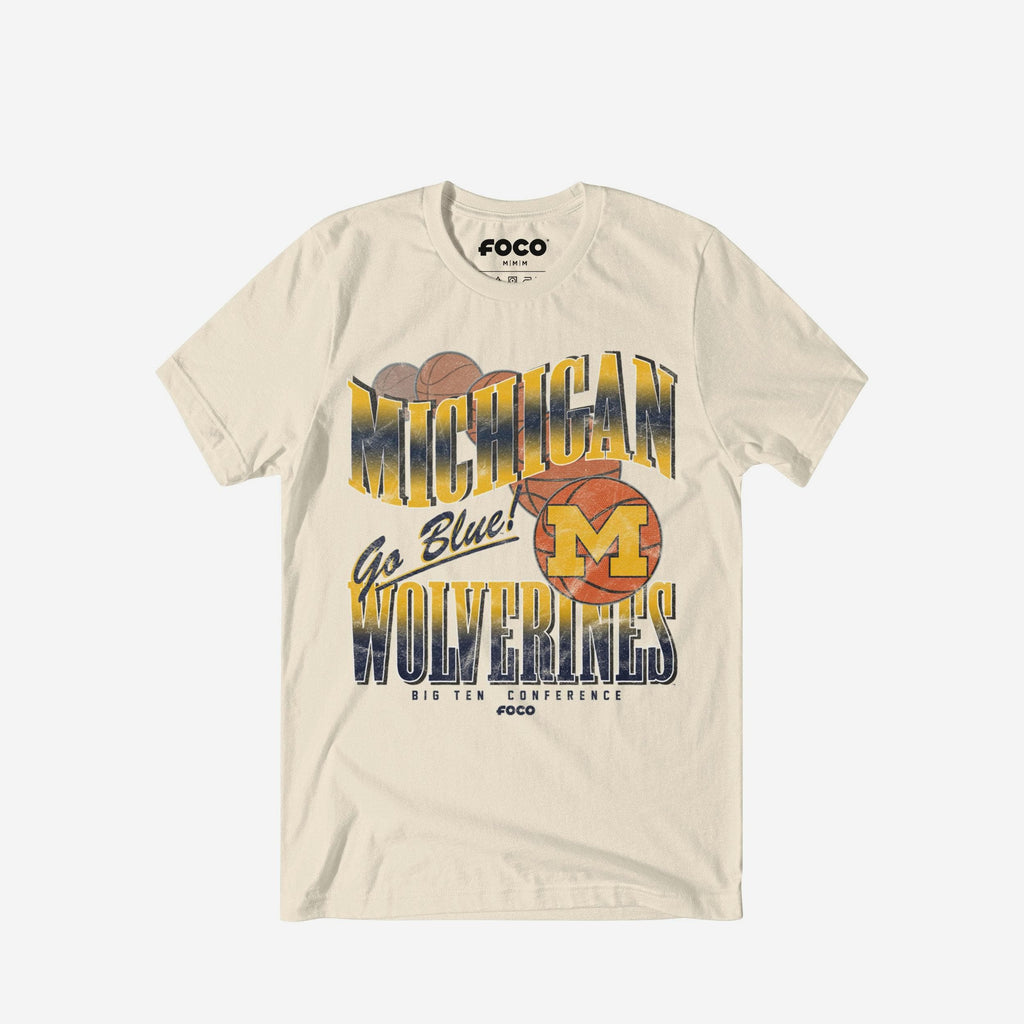 Michigan Wolverines Baller Bounce T-Shirt FOCO S - FOCO.com
