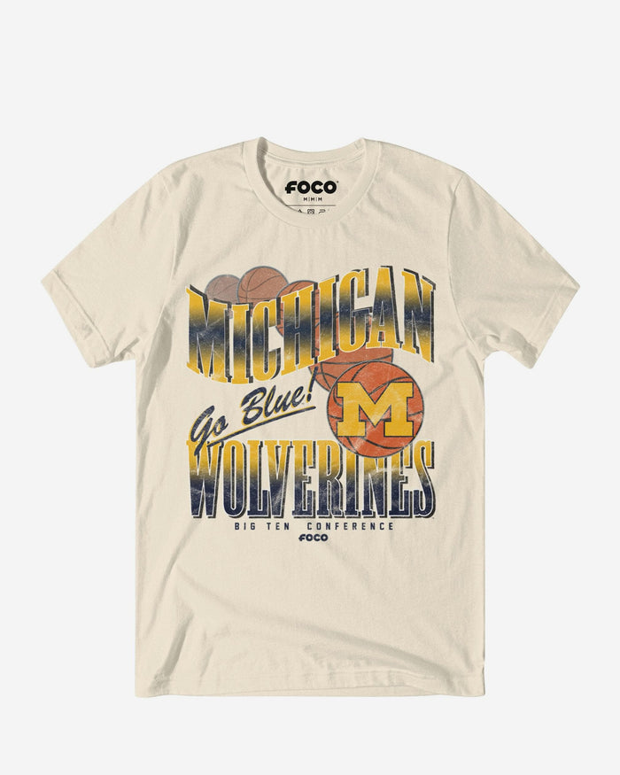 Michigan Wolverines Baller Bounce T-Shirt FOCO S - FOCO.com