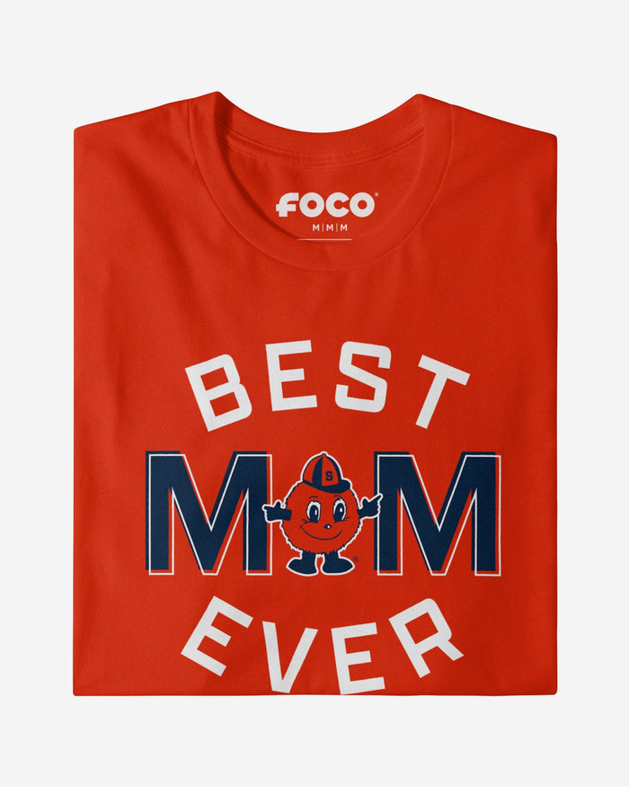 Syracuse Orange Best Mom Ever Arched T-Shirt FOCO - FOCO.com