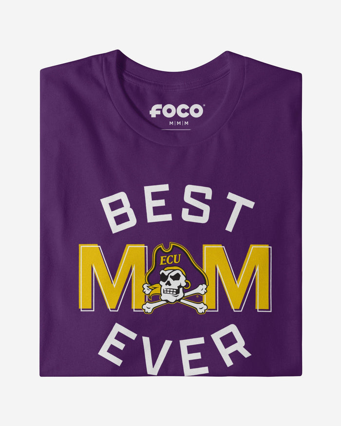 East Carolina Pirates Best Mom Ever Arched T-Shirt FOCO - FOCO.com
