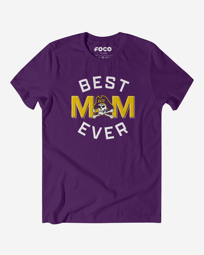 East Carolina Pirates Best Mom Ever Arched T-Shirt FOCO S - FOCO.com