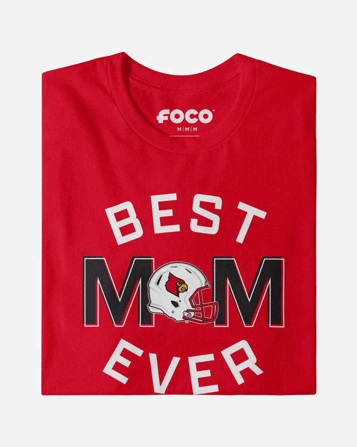 Louisville Cardinals Best Mom Ever Arched T-Shirt FOCO - FOCO.com
