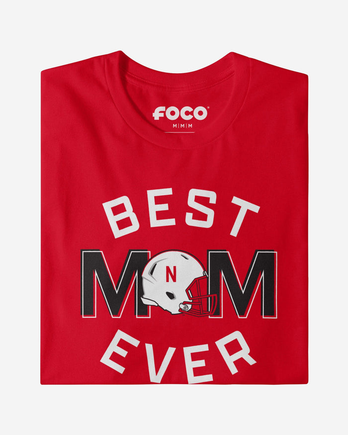 Nebraska Cornhuskers Best Mom Ever Arched T-Shirt FOCO - FOCO.com
