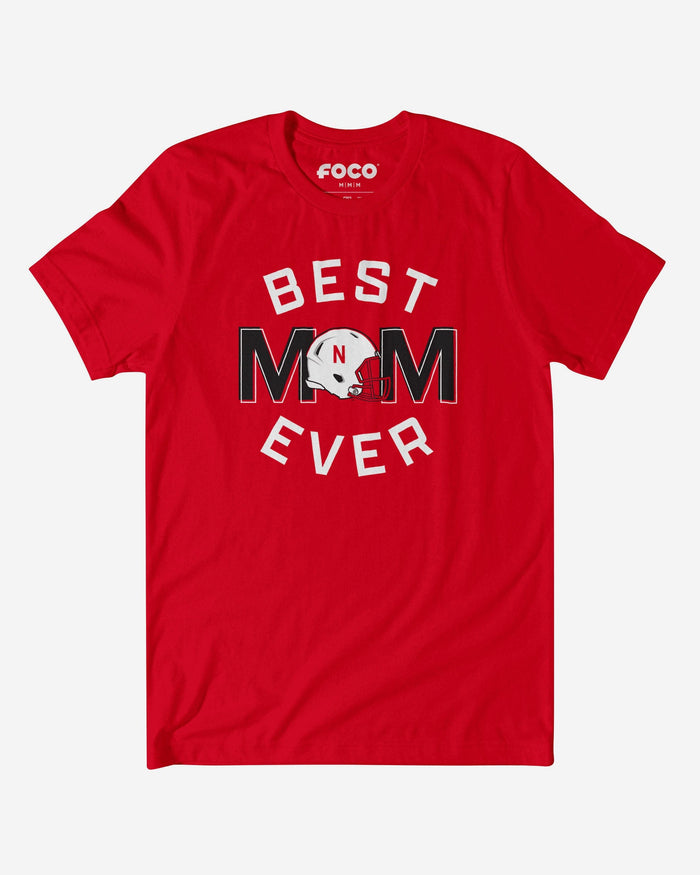 Nebraska Cornhuskers Best Mom Ever Arched T-Shirt FOCO S - FOCO.com
