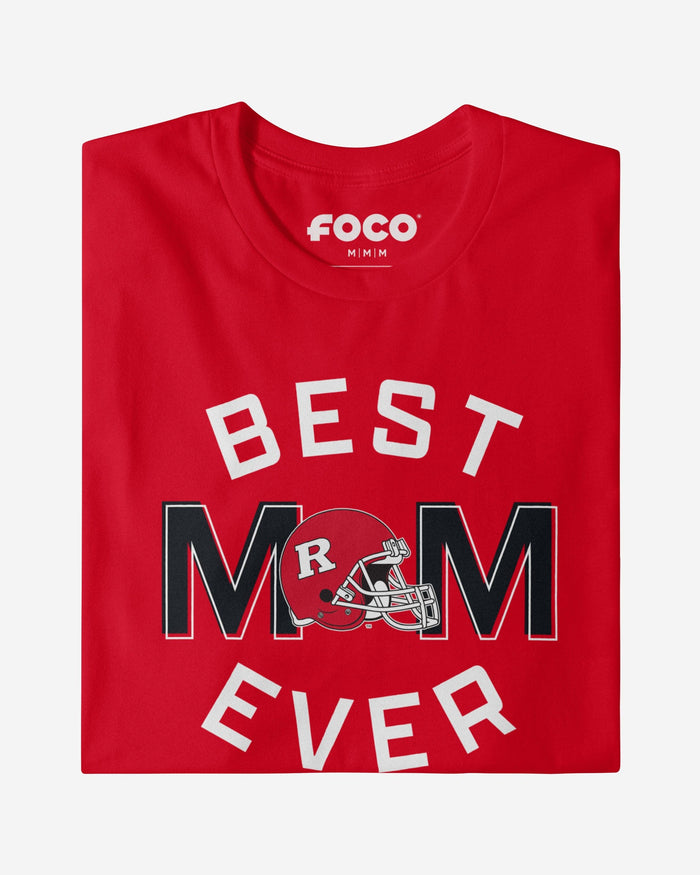 Rutgers Scarlet Knights Best Mom Ever Arched T-Shirt FOCO - FOCO.com