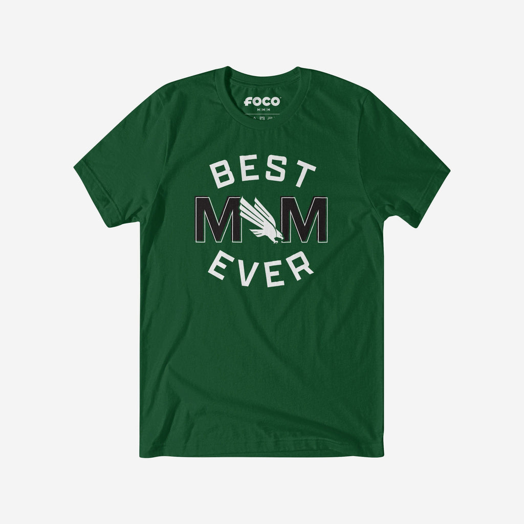 North Texas Mean Green Best Mom Ever Arched T-Shirt FOCO S - FOCO.com