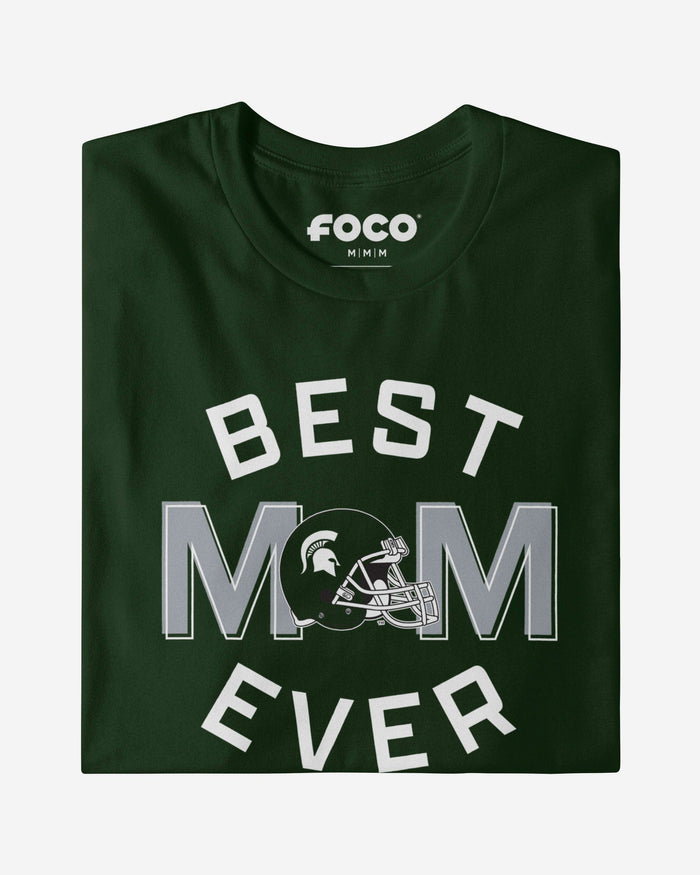 Michigan State Spartans Best Mom Ever Arched T-Shirt FOCO - FOCO.com