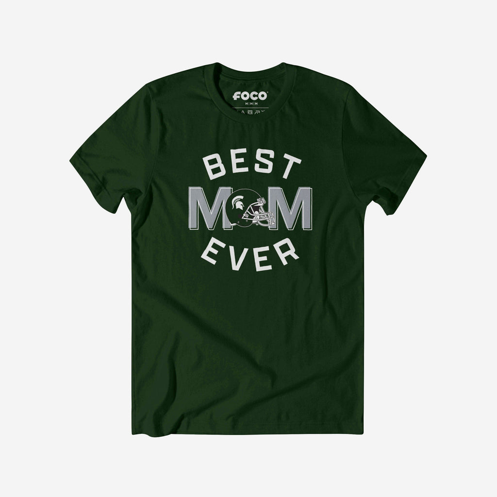 Michigan State Spartans Best Mom Ever Arched T-Shirt FOCO S - FOCO.com