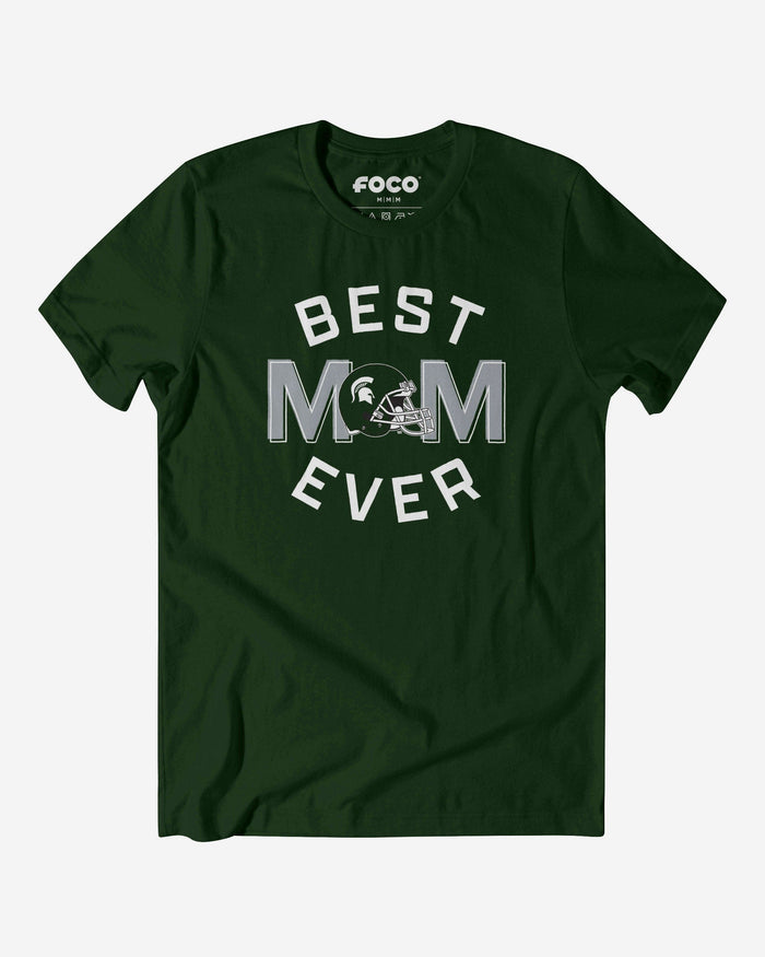 Michigan State Spartans Best Mom Ever Arched T-Shirt FOCO S - FOCO.com