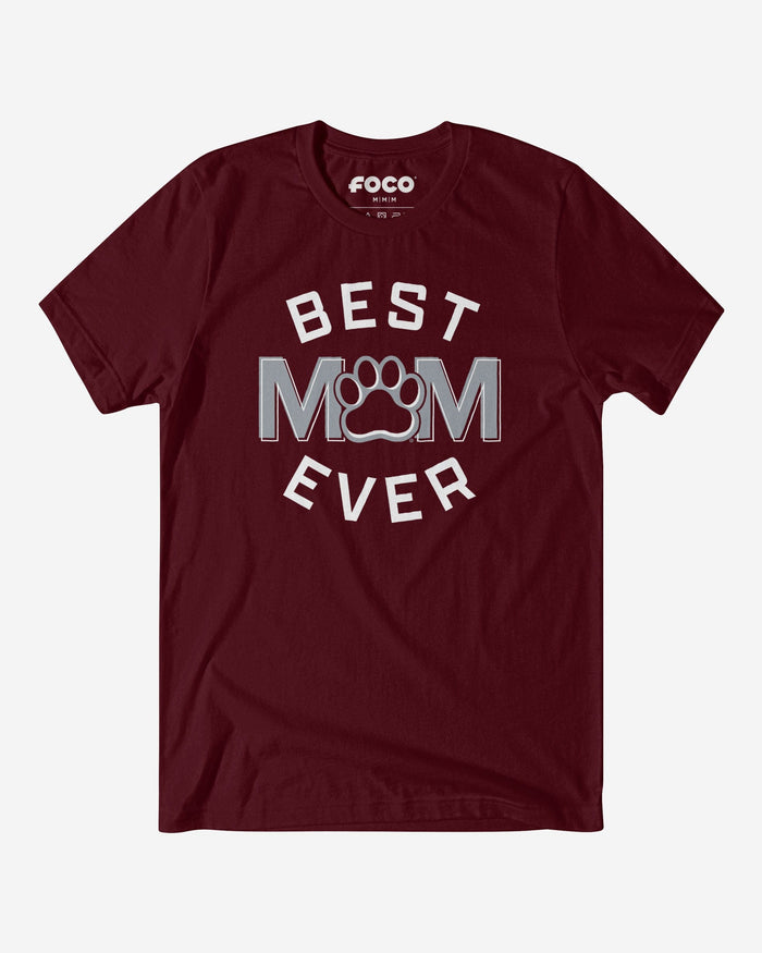 Mississippi State Bulldogs Best Mom Ever Arched T-Shirt FOCO S - FOCO.com