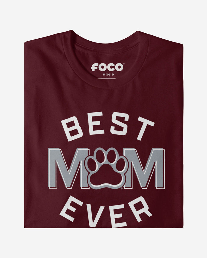 Mississippi State Bulldogs Best Mom Ever Arched T-Shirt FOCO - FOCO.com