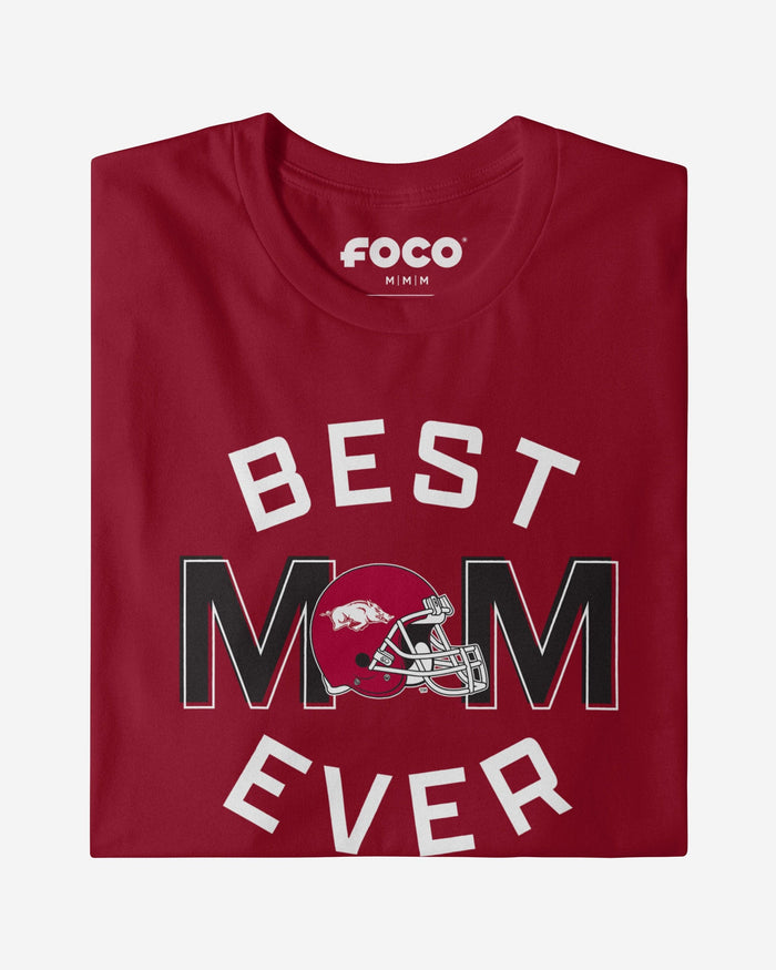 Arkansas Razorbacks Best Mom Ever Arched T-Shirt FOCO - FOCO.com