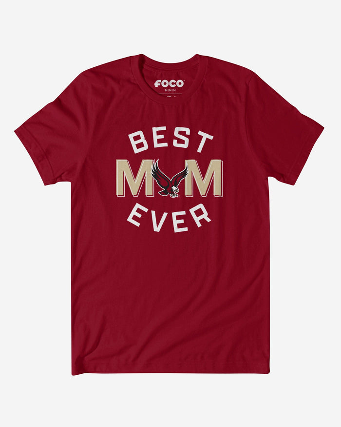 Boston College Eagles Best Mom Ever Arched T-Shirt FOCO S - FOCO.com