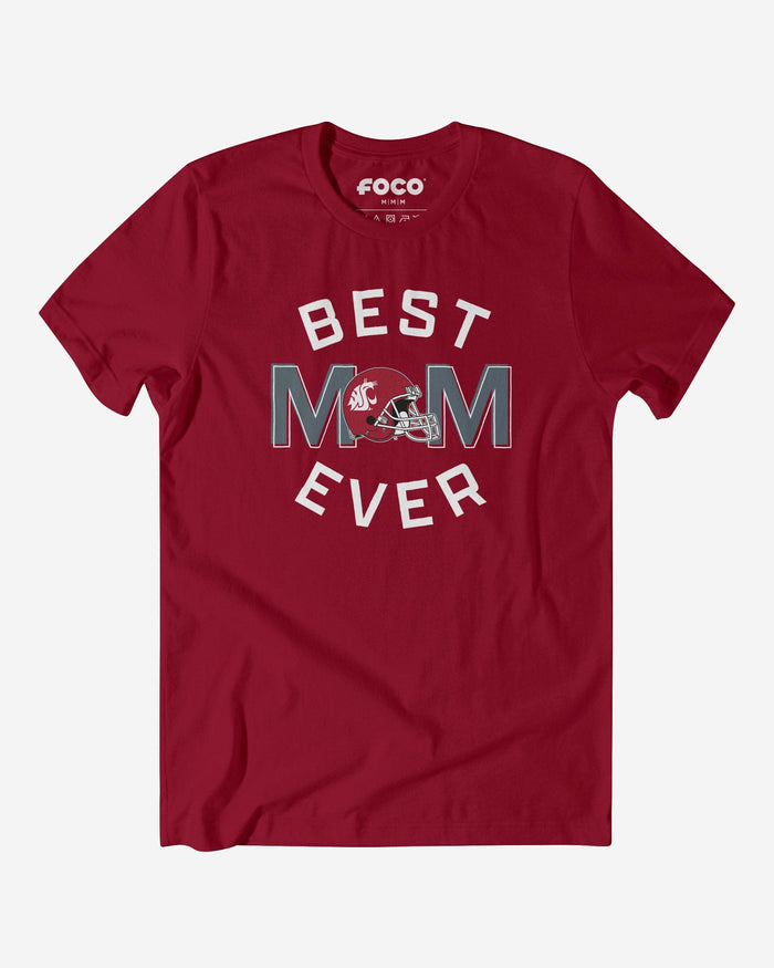 Washington State Cougars Best Mom Ever Arched T-Shirt FOCO S - FOCO.com