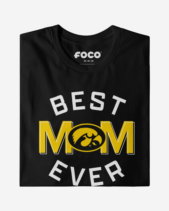 Iowa Hawkeyes Best Mom Ever Arched T-Shirt FOCO - FOCO.com