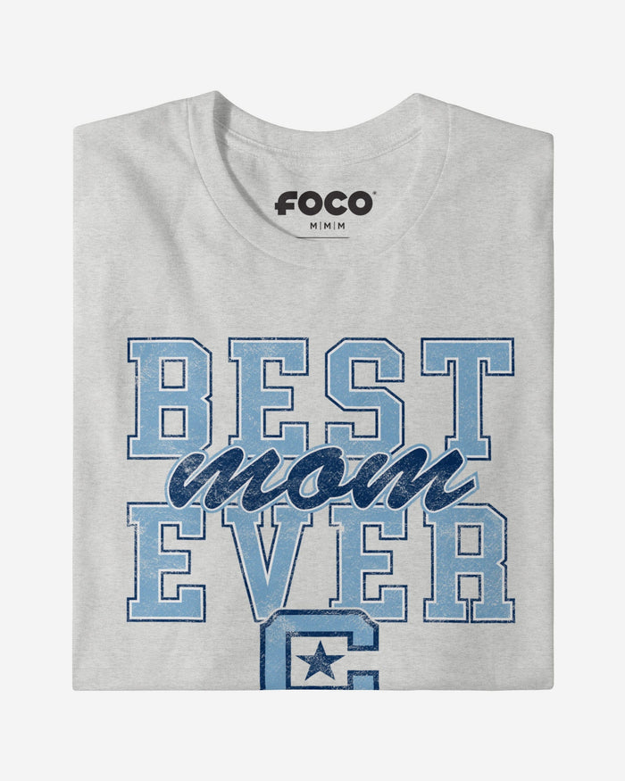 Citadel Bulldogs Best Mom Ever Stacked T-Shirt FOCO - FOCO.com