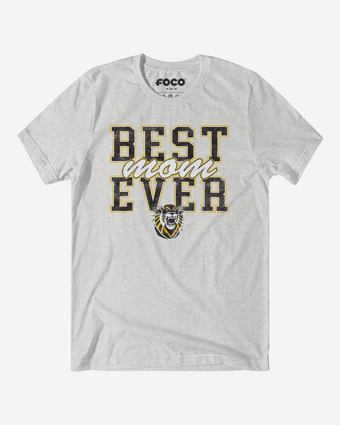 Fort Hays State Tigers Best Mom Ever Stacked T-Shirt FOCO S - FOCO.com