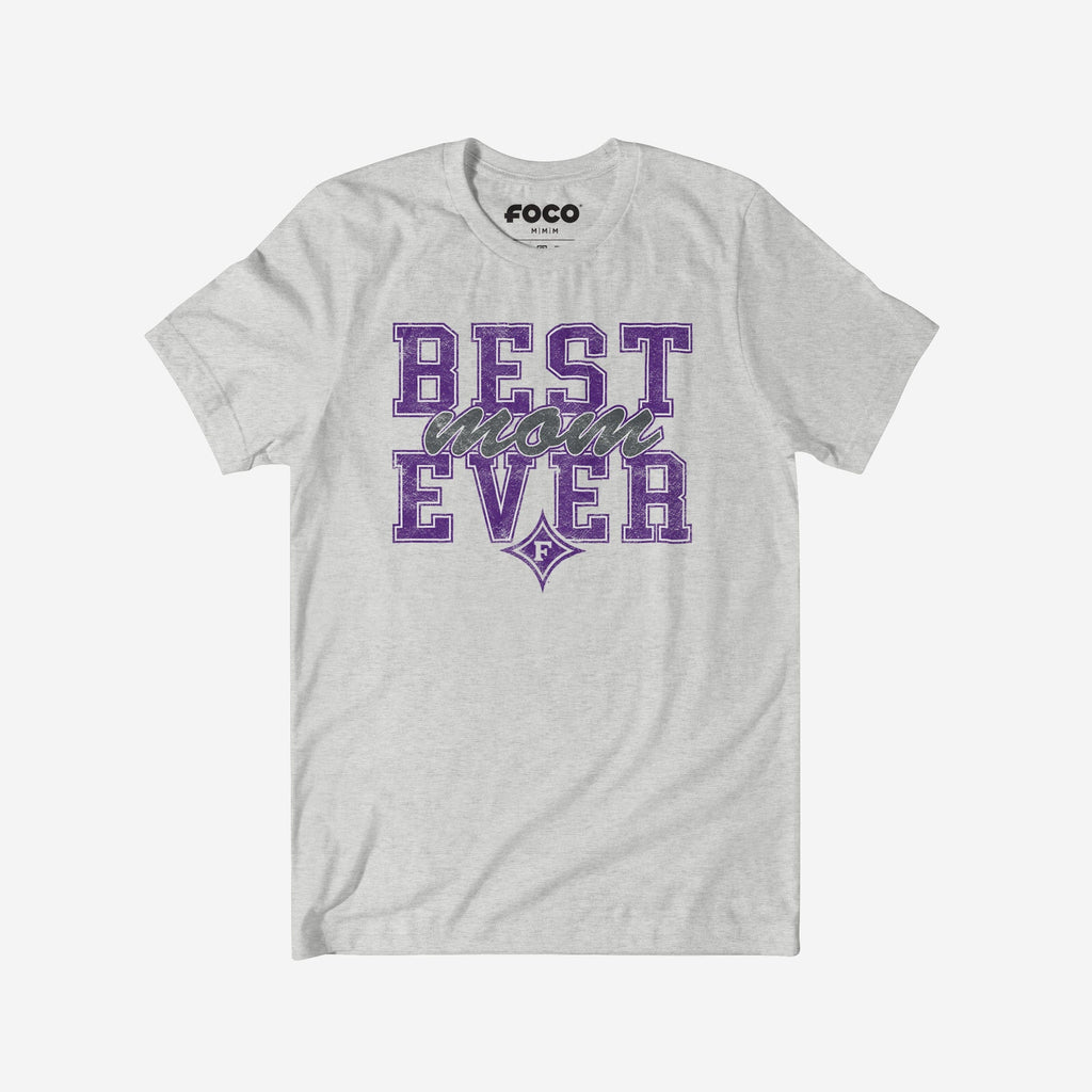 Furman Paladins Best Mom Ever Stacked T-Shirt FOCO S - FOCO.com