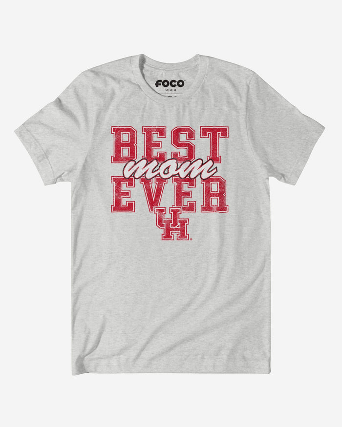 Houston Cougars Best Mom Ever Stacked T-Shirt FOCO S - FOCO.com