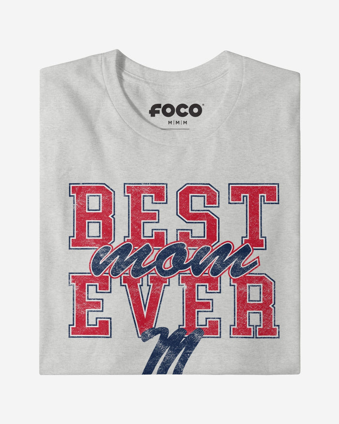 Ole Miss Rebels Best Mom Ever Stacked T-Shirt FOCO - FOCO.com