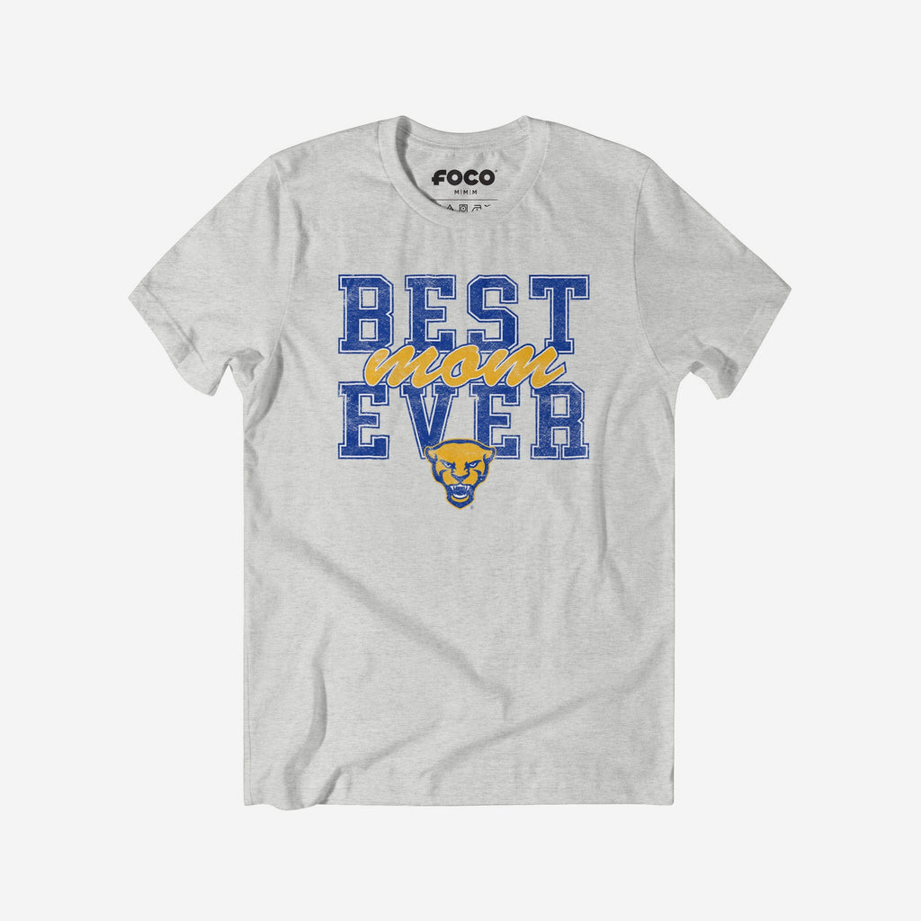 Pittsburgh Panthers Best Mom Ever Stacked T-Shirt FOCO S - FOCO.com