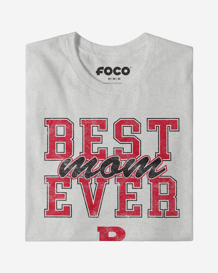 Rutgers Scarlet Knights Best Mom Ever Stacked T-Shirt FOCO - FOCO.com