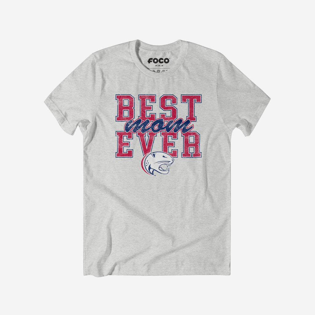 South Alabama Jaguars Best Mom Ever Stacked T-Shirt FOCO S - FOCO.com