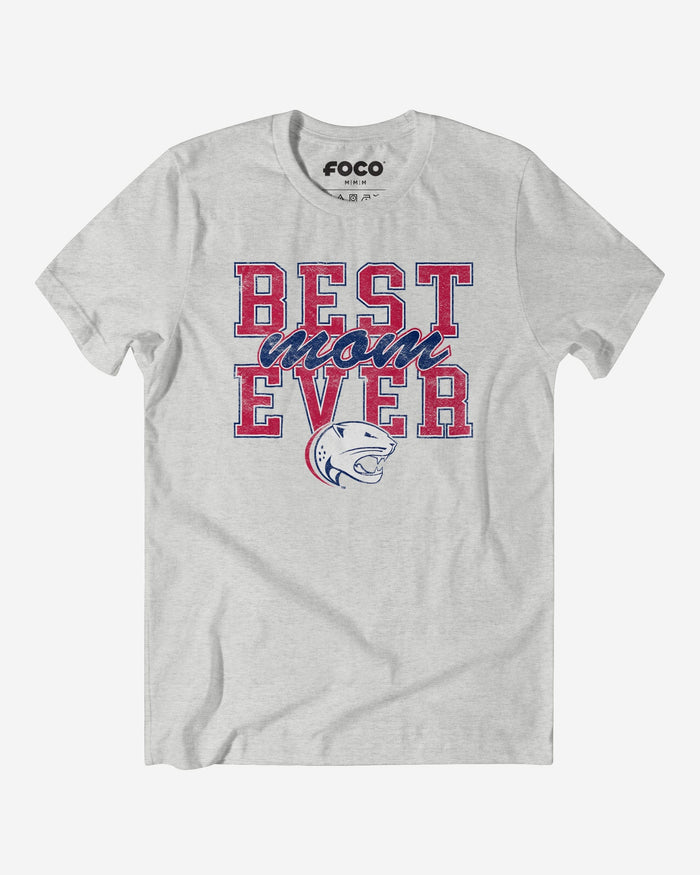 South Alabama Jaguars Best Mom Ever Stacked T-Shirt FOCO S - FOCO.com
