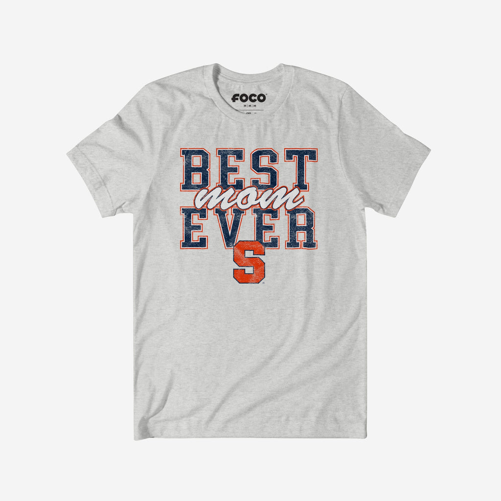 Syracuse Orange Best Mom Ever Stacked T-Shirt FOCO S - FOCO.com