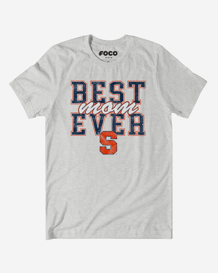 Syracuse Orange Best Mom Ever Stacked T-Shirt FOCO S - FOCO.com