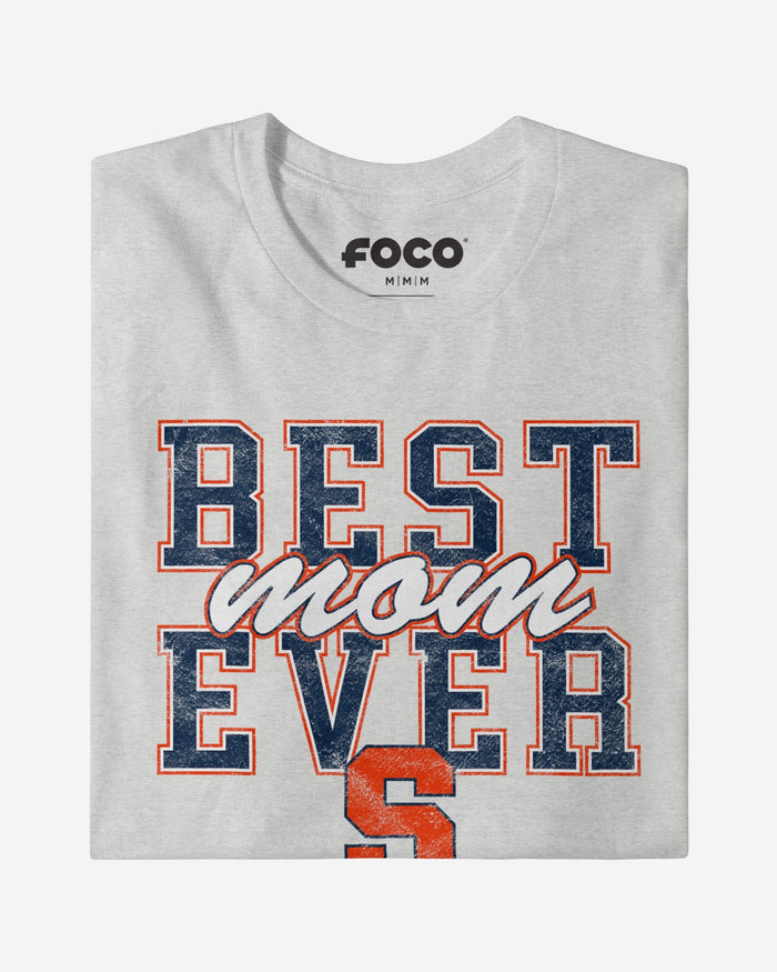 Syracuse Orange Best Mom Ever Stacked T-Shirt FOCO - FOCO.com