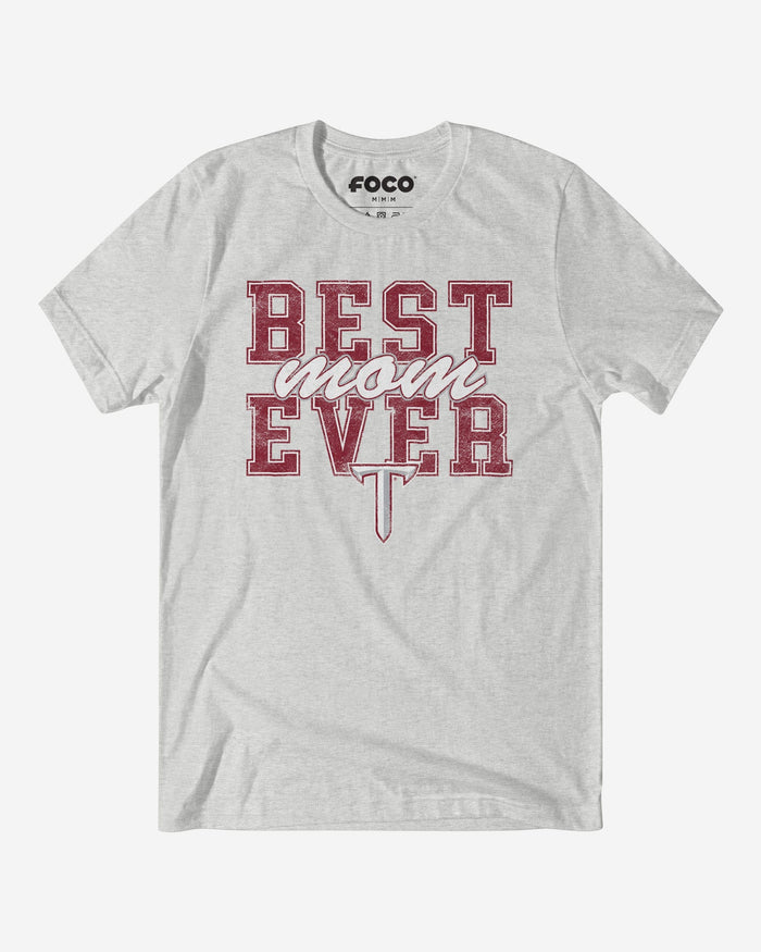 Troy Trojans Best Mom Ever Stacked T-Shirt FOCO S - FOCO.com