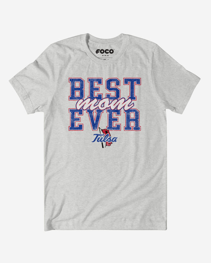 Tulsa Golden Hurricane Best Mom Ever Stacked T-Shirt FOCO S - FOCO.com
