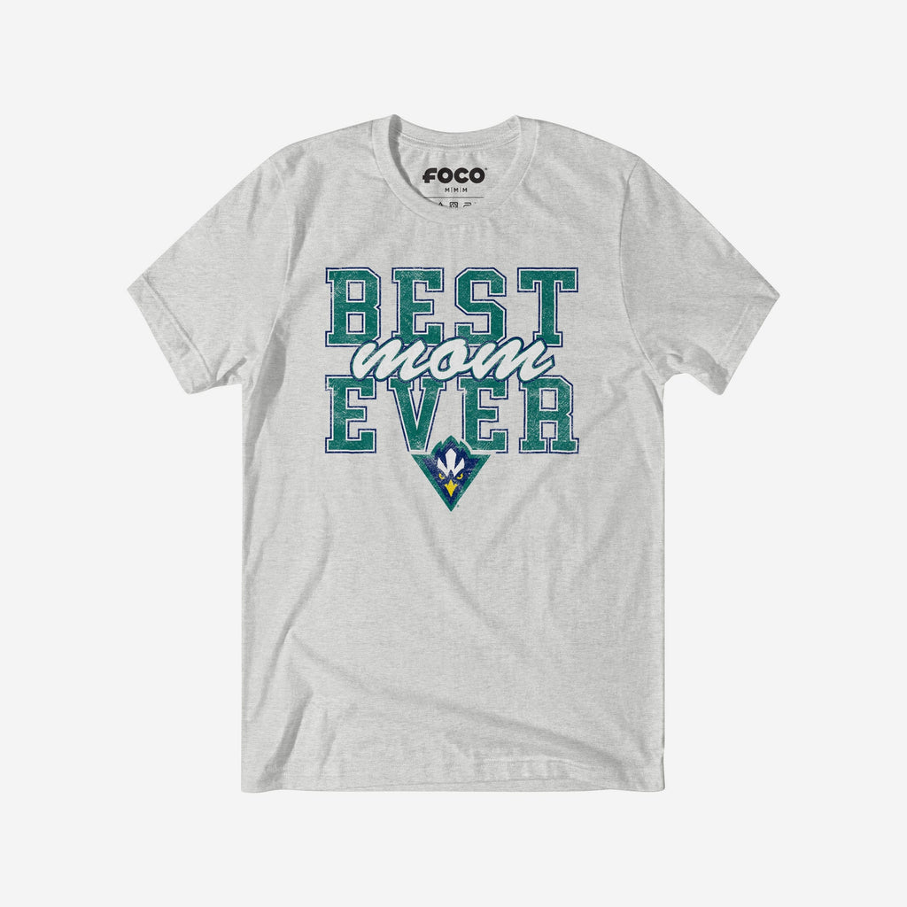UNC Wilmington Seahawks Best Mom Ever Stacked T-Shirt FOCO S - FOCO.com