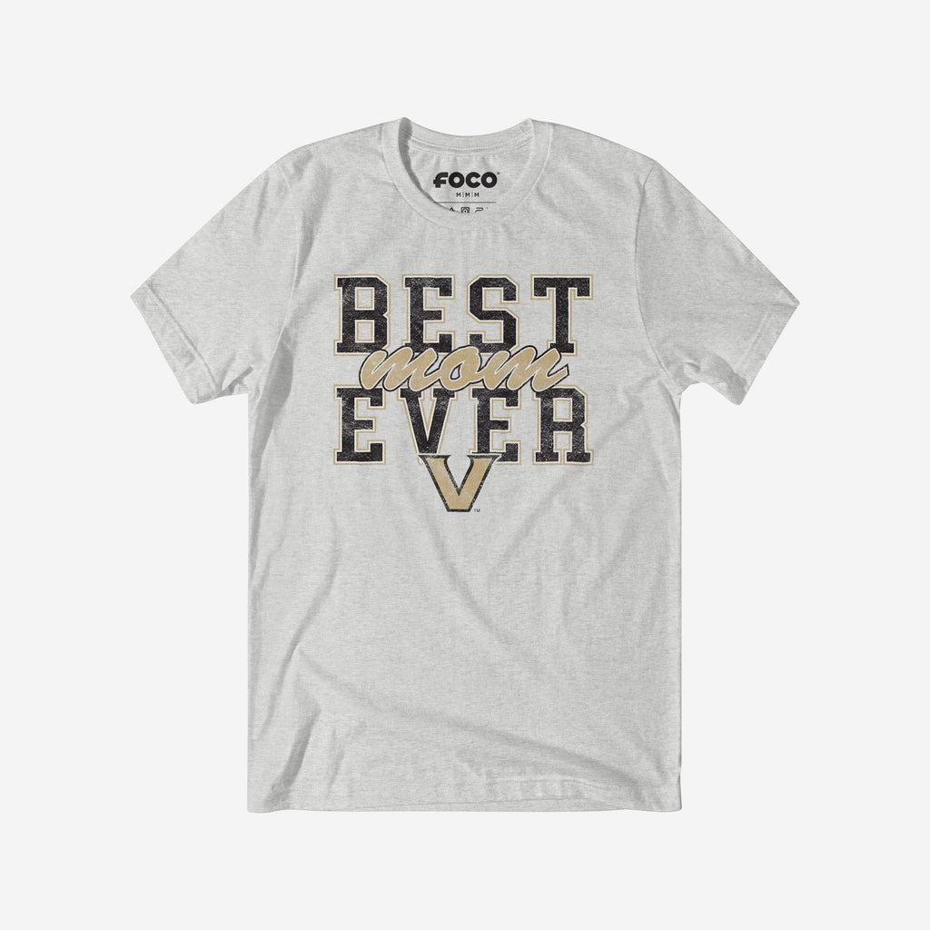 Vanderbilt Commodores Best Mom Ever Stacked T-Shirt FOCO S - FOCO.com