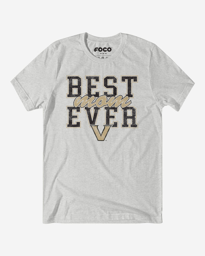 Vanderbilt Commodores Best Mom Ever Stacked T-Shirt FOCO S - FOCO.com