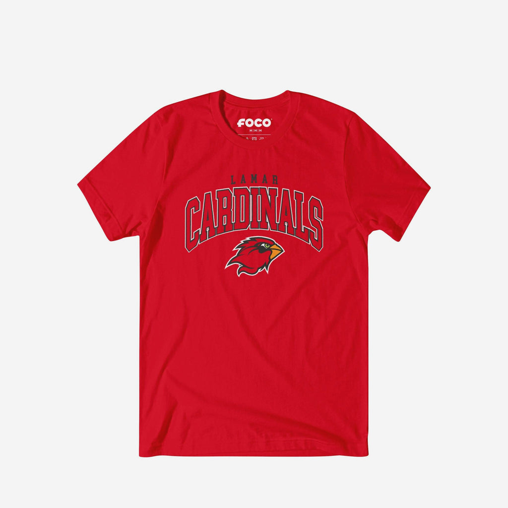 Lamar Cardinals Classic Logo T-Shirt FOCO Red S - FOCO.com