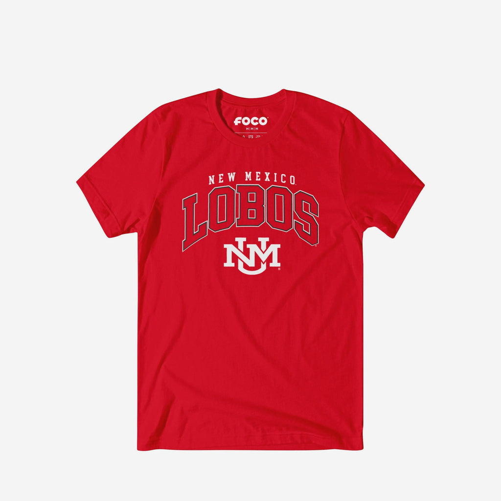 New Mexico Lobos Classic Logo T-Shirt FOCO Red S - FOCO.com