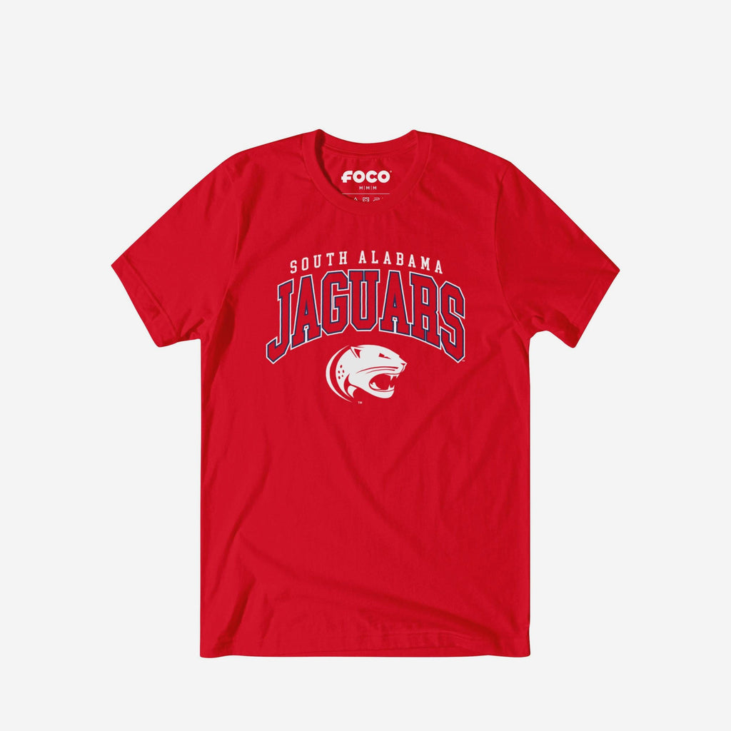 South Alabama Jaguars Classic Logo T-Shirt FOCO Red S - FOCO.com