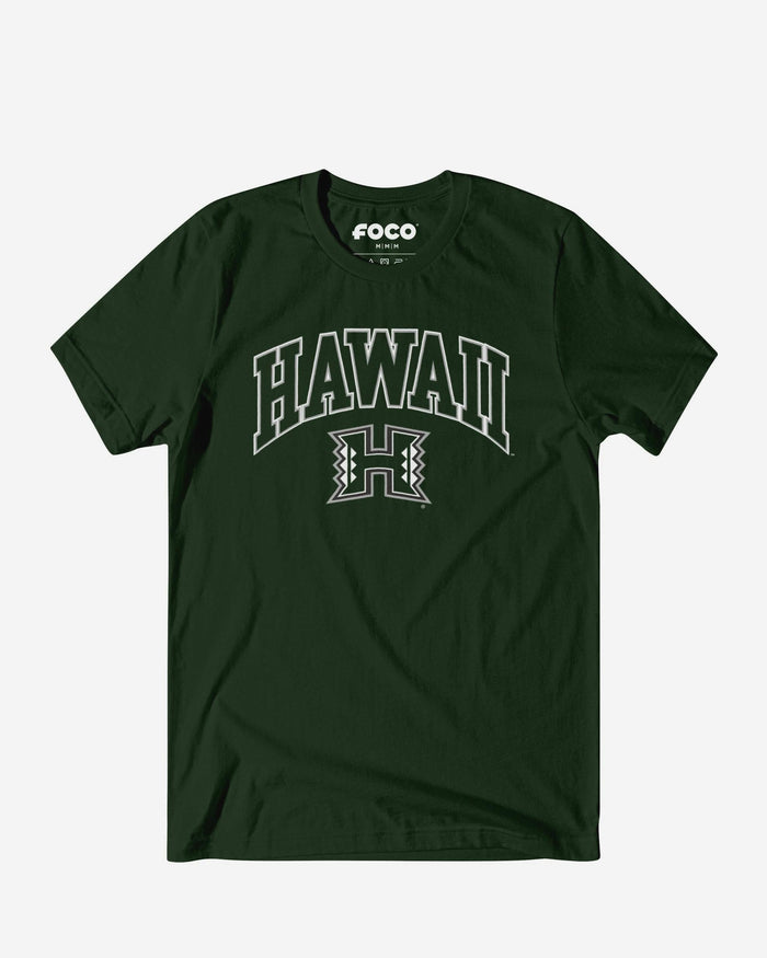 Hawaii Rainbow Warriors Classic Logo T-Shirt FOCO Forest S - FOCO.com