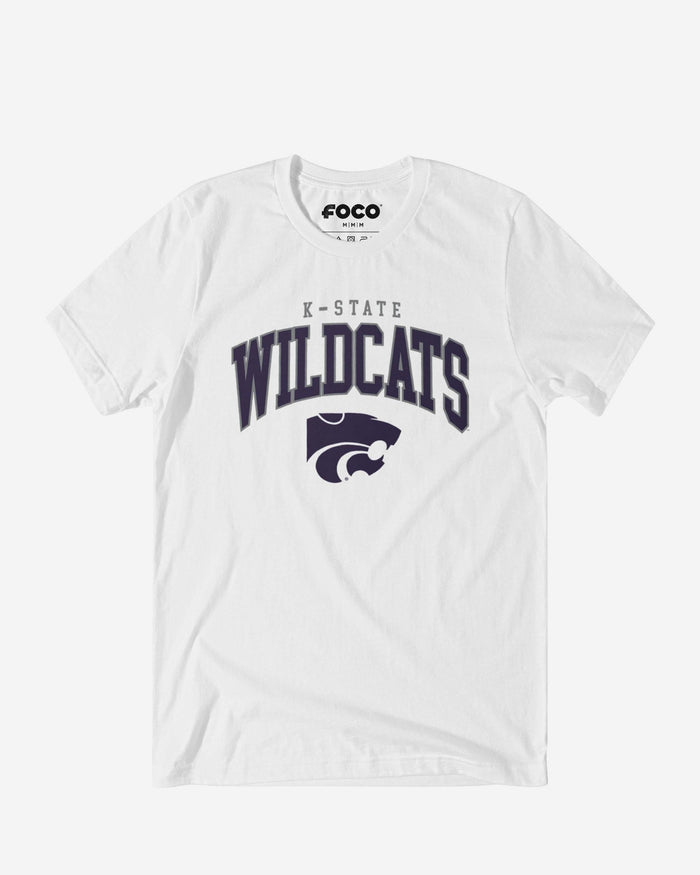 Kansas State Wildcats Classic Logo T-Shirt FOCO White S - FOCO.com