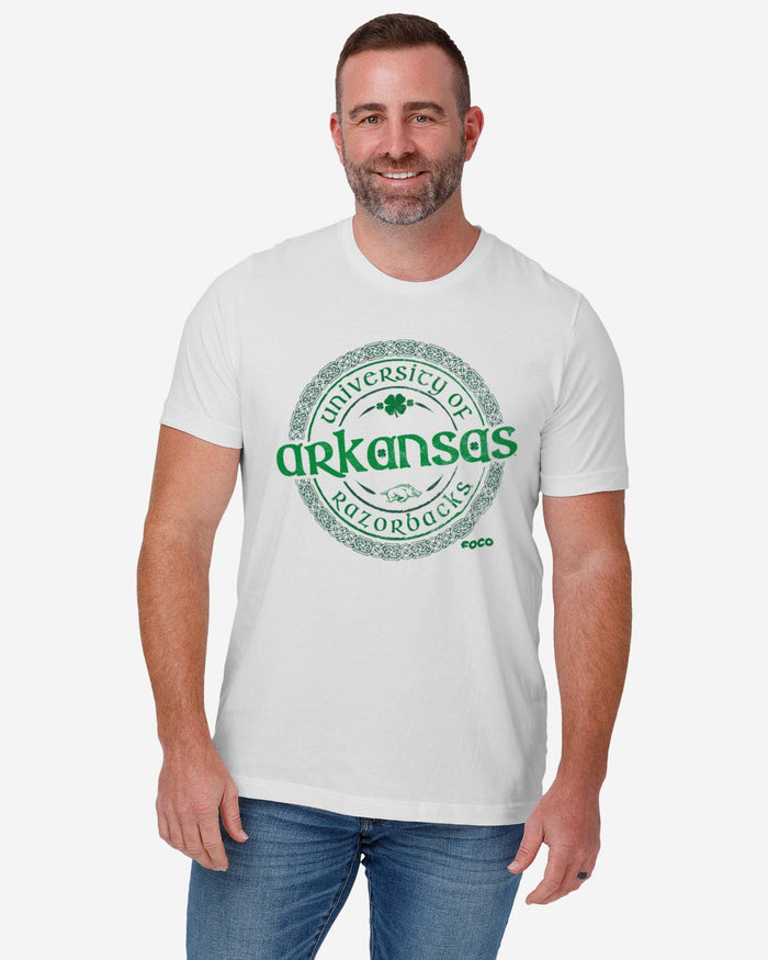 Arkansas Razorbacks Clover Crest T-Shirt FOCO - FOCO.com
