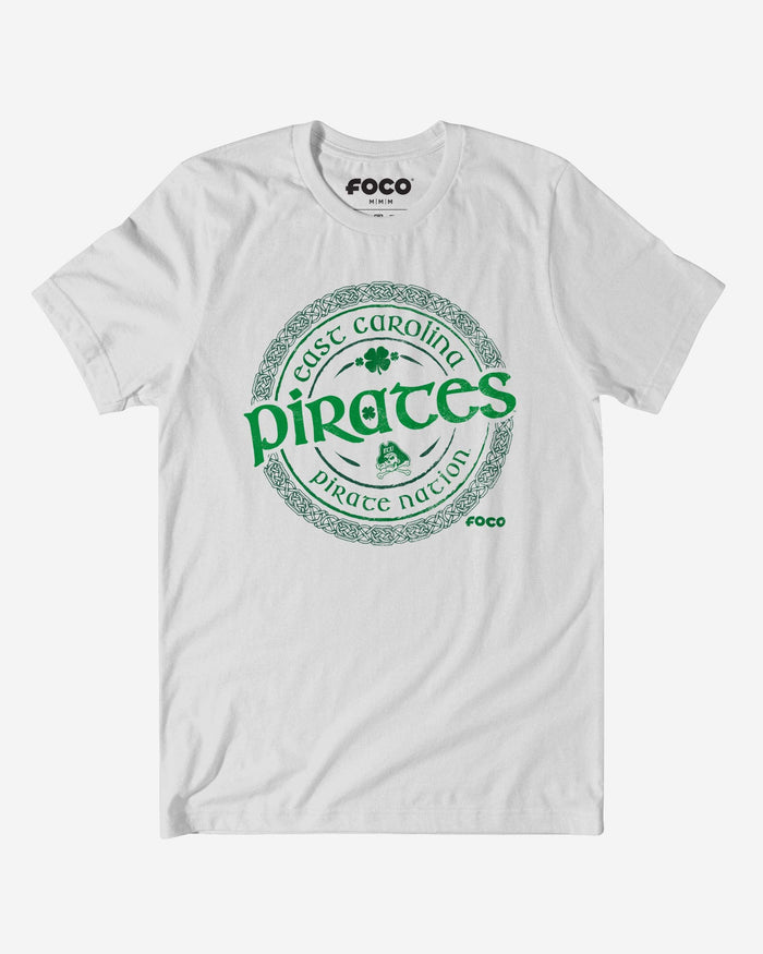 East Carolina Pirates Clover Crest T-Shirt FOCO S - FOCO.com